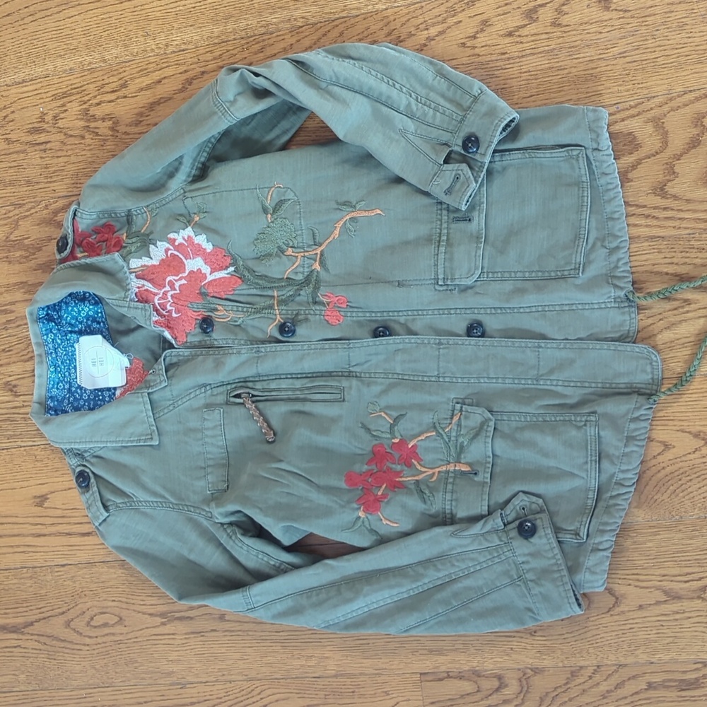 Hei Hei Embroidered Utility Jacket from Anthropologie💐